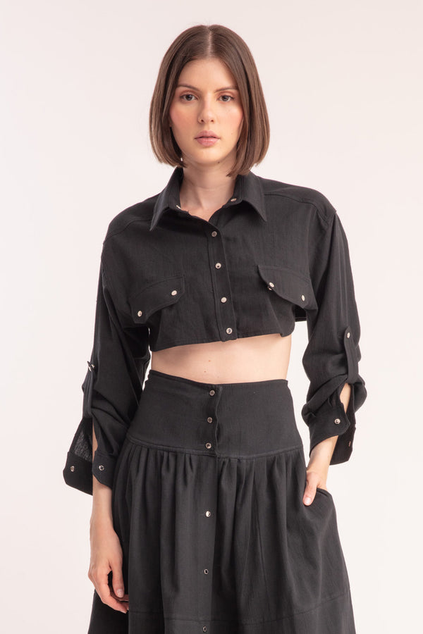 PENNY CROPPED SHIRT